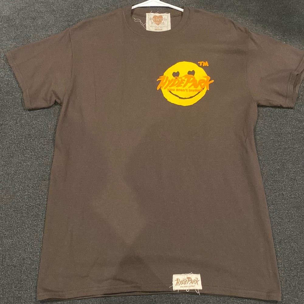 You Aren’t Invited Smiley Face Shirt size M. NEVER WORN